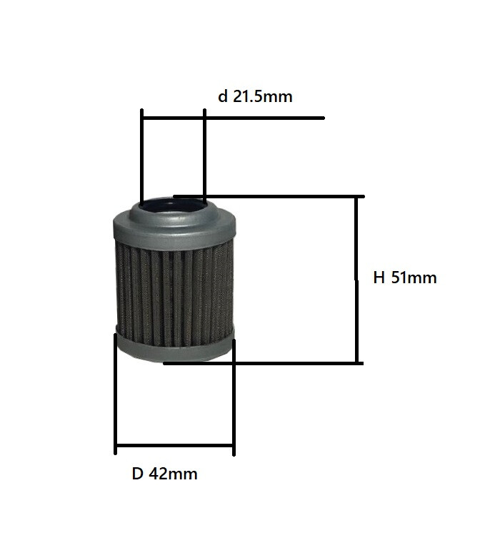 Фильтр гидравлический пилотный RD401-6127-0 для мини экскаваторов HITACHI ZX50/55/60/65, KUBOTA KX 037.4 и др.